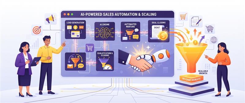 Automação de vendas com IA: do lead ao fechamento