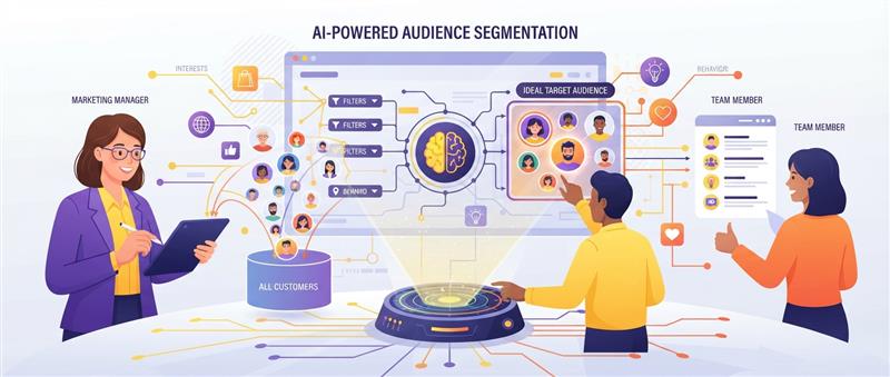 Segmentação de público com IA no Meta Ads e Google Ads